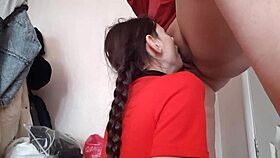 My teacher seduced me and made me kiss her passionately.