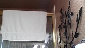 shower time turns into amateur asian masturbation session