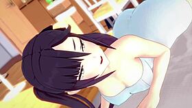 mona jerks off in genshin impact hentai