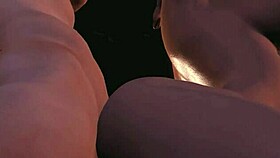 Sexy brunette takes it doggy style from behind