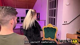 She felt the thrill of getting a new tattoo by sucking a stranger's cock in this hunt4k adventure.