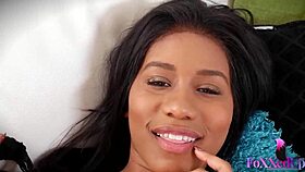 jenna foxx savors her fingers after a steamy solo session