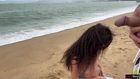 Public flashing leads to cum on tits