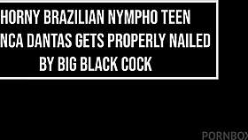 skinny brazilian 18 year old nympho bianca dantas intensely fucked by huge black cock in anal bbc with eye rolling climax