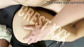 Stepmom lets her stepson cums on her ass 😈