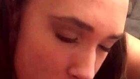 Role play horny young 18+ woman shows her tits to the teacher for a sweet blowjob