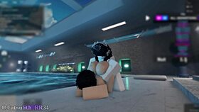 did being alone in the indoor pool with a shy girl turn into rough fuck sex?