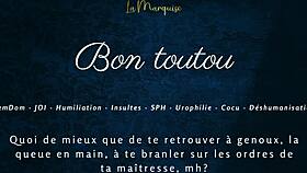 Bon Toutou - French Joi Femdom Humiliation