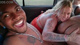 no money for uber, we paid with our tight emo pussies and natural tits in the car