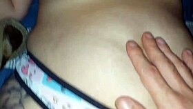 girl shows new panties with delicious scent