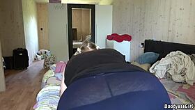 Beautiful chubby loves rough pounding of her huge ass in doggystyle