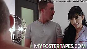 becky bandini, a curvy british milf, welcomes judy jolie home for barefoot bedroom fun involving cowgirl riding and doggystyle blowjob