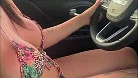 that slut shifted gears with her mouth, swallowing every drop of cum in a wild interracial blowjob