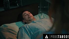 Pure taboo 3-titted demon ashley lane breastfeeds nurse anna claire clouds in creepy horror 3-way