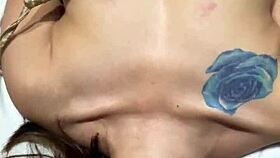 intense double penetration with dildo and cock leaves me overwhelmed with pleasure