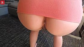 San Diego Fine Brunette Came All The Way Up To Orange County To Shake Her Balloons!