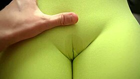 Rubbing My Perfect Wet Pussy In Wet Leggings