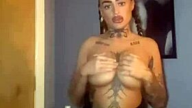 Is that horny Scottish slut fingering her tight little ass?