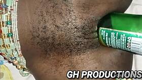 yaa yaa gets a bottle shoved in her pussy and ass at the club