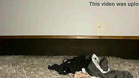 Teasing ass in yoga pants leads to squirt