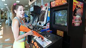 tattooed mighty man fucks sexy nymph with his cock