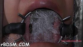 Brunette Babe Craves Intense Slave Pleasure Riding Sex Toy