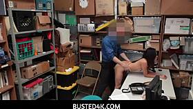 Busted teen aurora winters stripped and fucked deeply