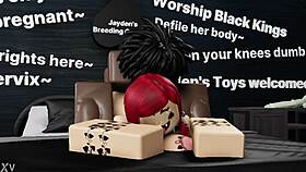 Hint of Railing Thick Redhead in Roblox