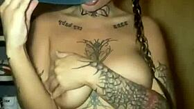 Is that horny Scottish slut fingering her tight little ass?