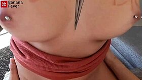 San Diego Fine Brunette Came All The Way Up To Orange County To Shake Her Balloons!