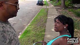 simone loves her chocolate lover's big rod in her pussy, feeling like the special fat booty princess