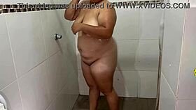 Amazing, I Hid a Camera While My Neighbor Bathes and Touches Herself