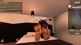 Face fuck that slut with big black cock.