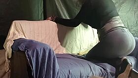 i told my freind i wear womens cloths she fucks me peggin strap-on