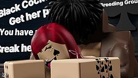 Hint of Railing Thick Redhead in Roblox