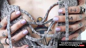 Stunning Tattooed Vixen ROCKY EMERSON MOUTH FUCKED