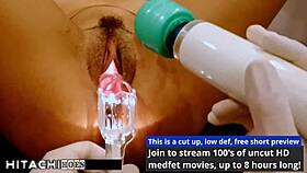 Doctor in Tampa gives freshman a mandatory hitachi orgasm backstage