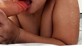 Chubby bliss, watch this busty beauty's daring dildo fun