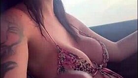 that slut shifted gears with her mouth, swallowing every drop of cum in a wild interracial blowjob