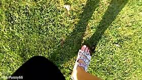 Walking Barefoot In Slippers