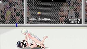 Natasha and Sayuri battle in the princess of the ring 2