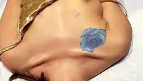 intense double penetration with dildo and cock leaves me overwhelmed with pleasure