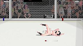 Natasha and Sayuri battle in the princess of the ring 2