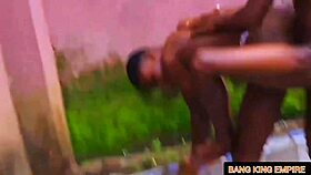 tight ebony pussy stretched for neighbors