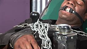 beautiful black milf fucking in fishnet suit