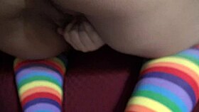 German pregnant milf lets guy lick pussy before sex