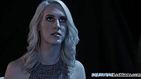 squirting lesbians get their pussies licked by a busty milf