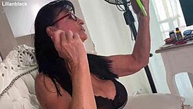 pov masturbation for special fan in pantyhose