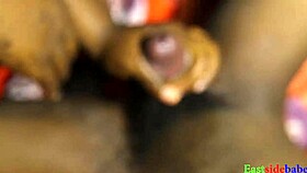 Watch us suck those big black cocks in this threesome blowjob