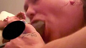 She Begs for a Sloppy Deepthroat Session